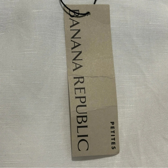 BANANA REPUBLIC SZ 4P Jumpsuit Wide Leg Cropped Linen Blend  NEW WITH TAG - Picture 10 of 16